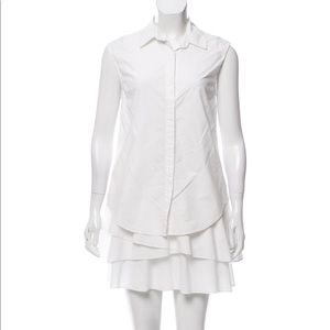 Derek Lam 10 Crosby | White layered mini dress